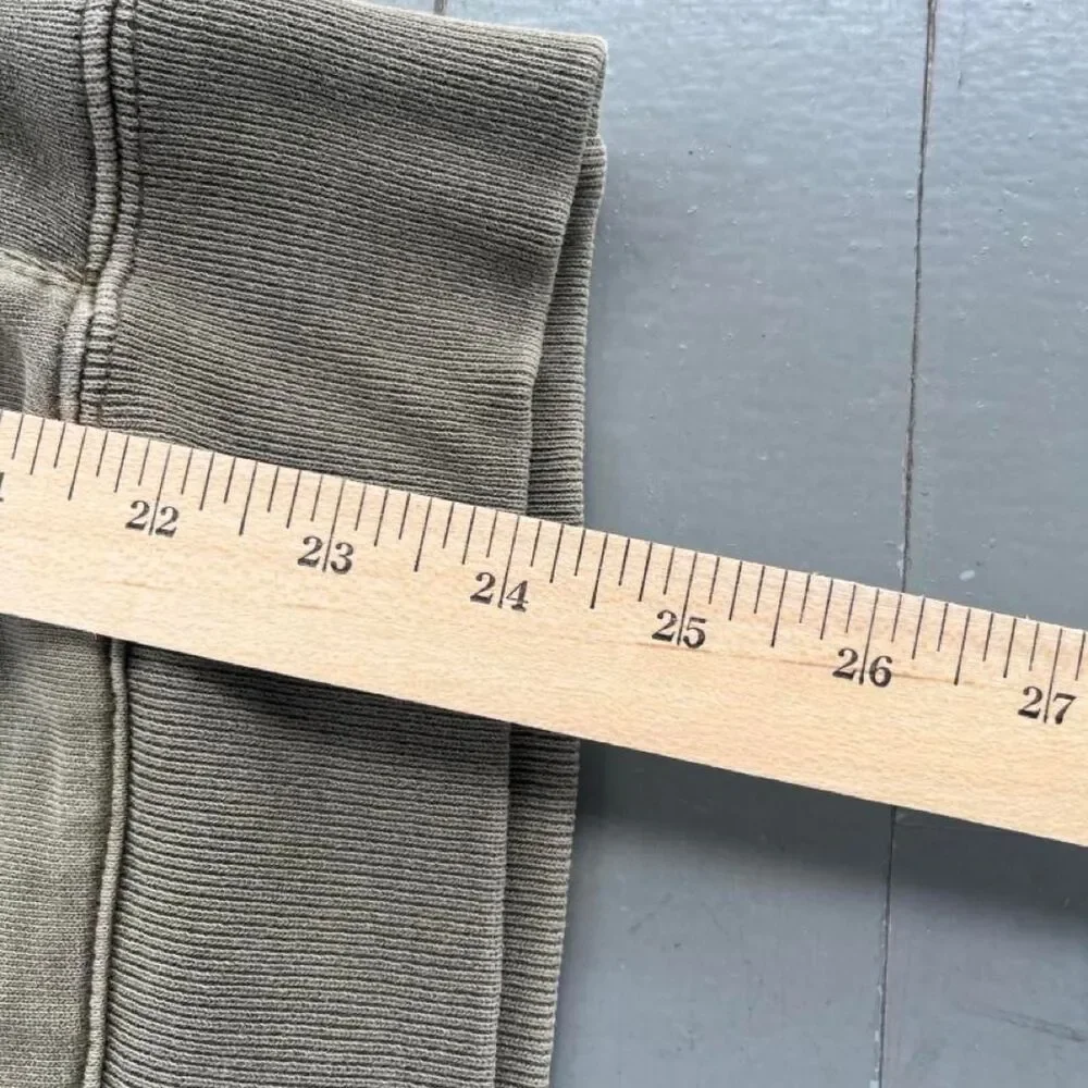 Vintage J. Crew Streetwear Y2K Heavyweight Hoodie Green